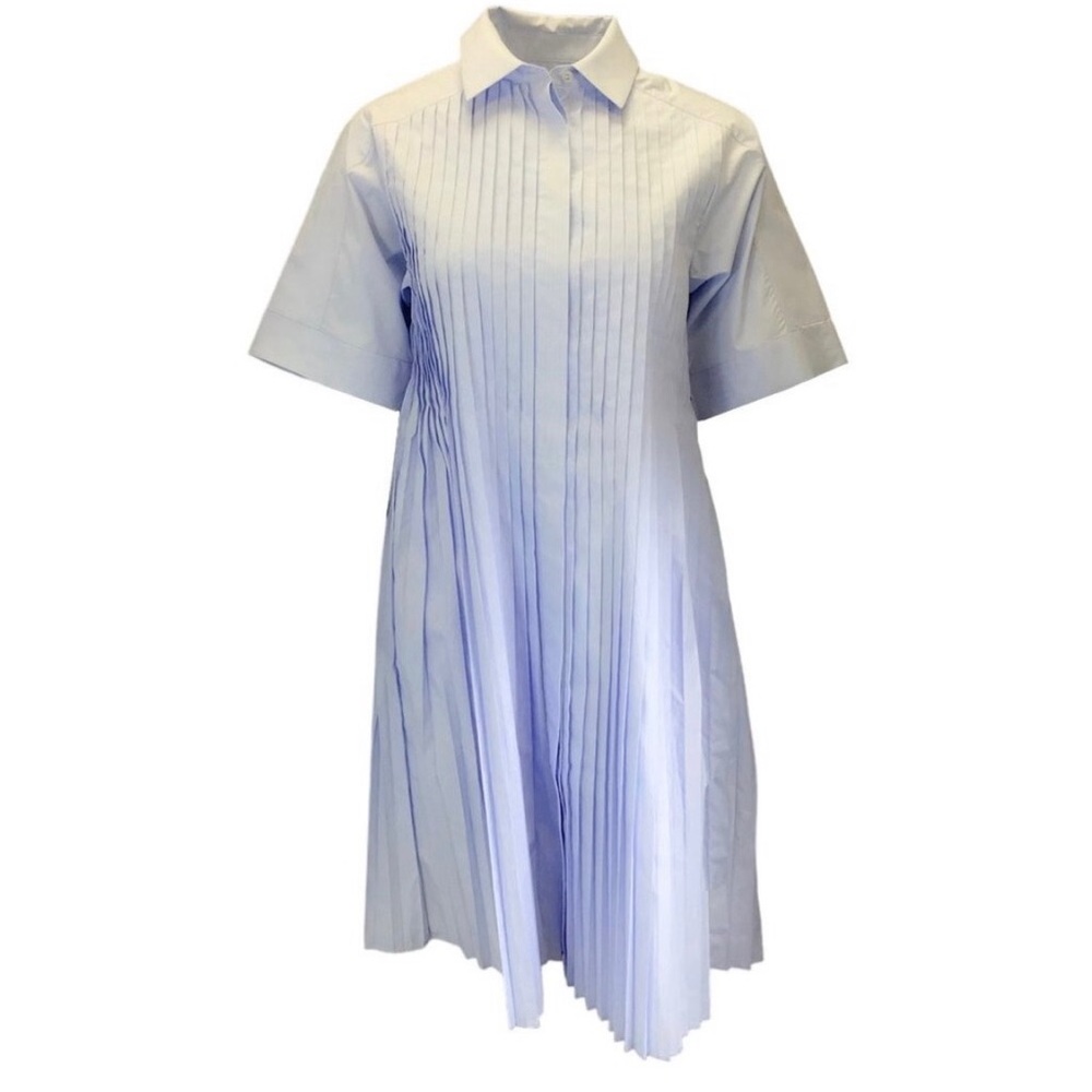 CLEANOUT SALE LAST DAY⭐️Lafayette 148 Chambray Pleated Dress